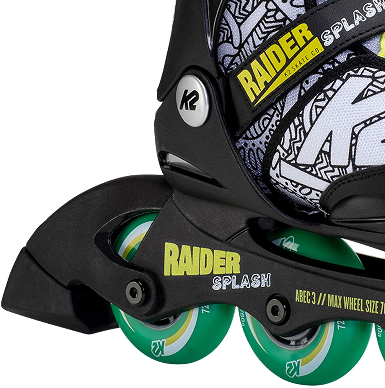 K2 Raider Kids Inline Skates + Free Pad Set